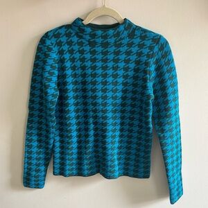 Ann Taylor Houndstooth Sweater